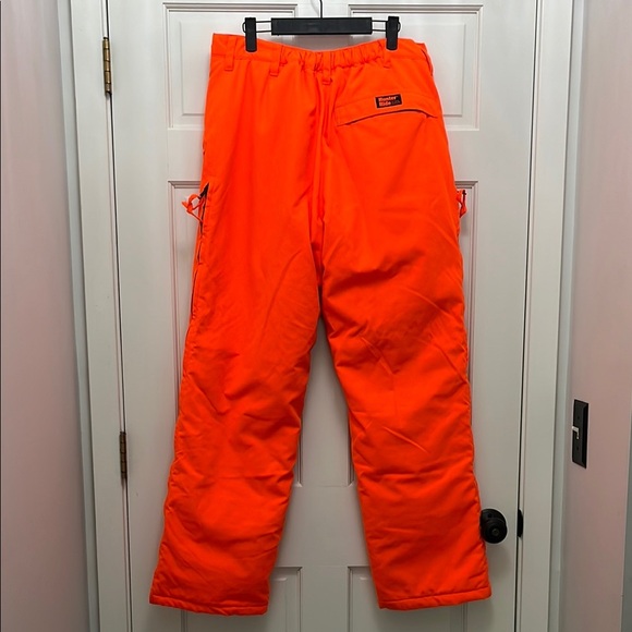 Mount'n Prairie Blaze Orange Double Zippered Legs Insulated Pants - Size Medium - Picture 16 of 16